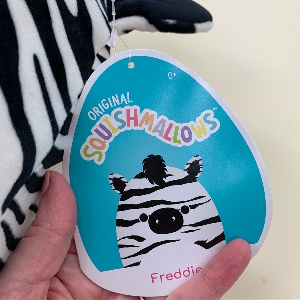 Squishmallows Original KellyToy Freddie the Zebra 16” Unisex Kids Stuffed Animal - Picture 8 of 10